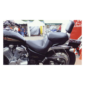 Mustang 1-piece 2-up wide touring vintage seat plain black SEATS Mustang