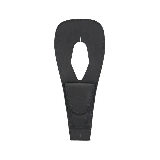 Mustang pouch tank bib plain black TANK COVERS Mustang