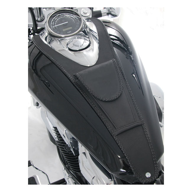 Mustang pouch tank bib plain black TANK COVERS Mustang