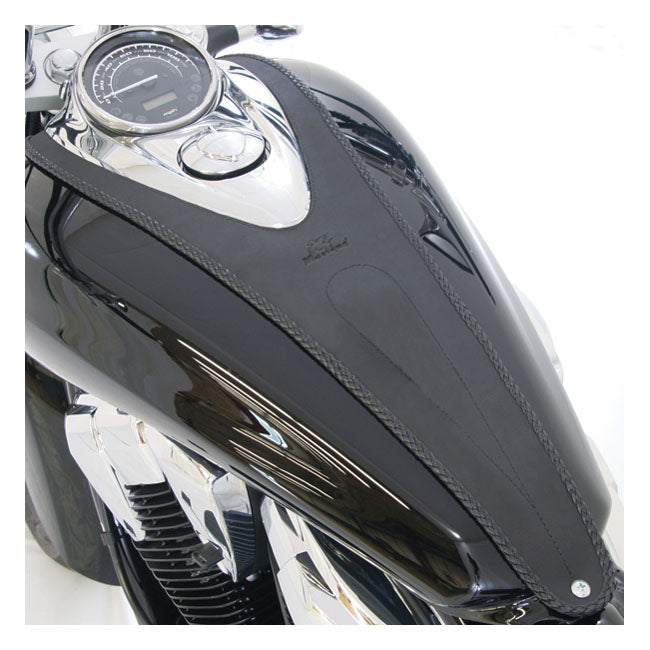 Mustang tank bib plain black TANK COVERS Mustang
