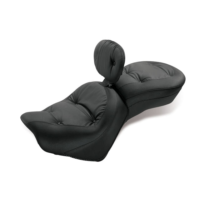 Mustang 1-p wide touring regal seat plain black SEATS Mustang