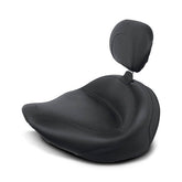 Mustang wide touring vintage solo seat plain black SOLO SEATS Mustang