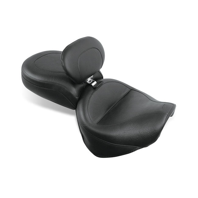 Mustang 2-p wide touring vintage seat plain black SEATS Mustang