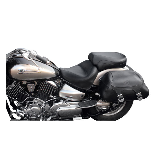 Mustang 2-p wide touring vintage seat plain black SEATS Mustang