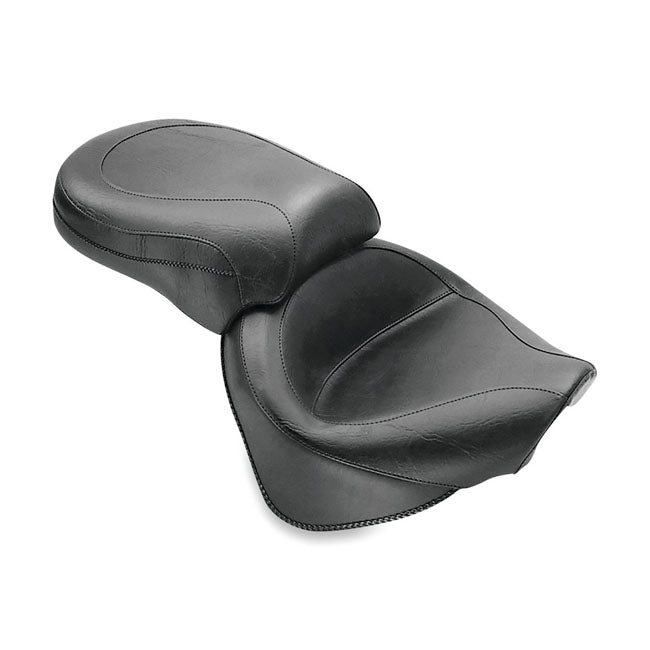 Mustang 2-p wide touring vintage seat plain black SEATS Mustang
