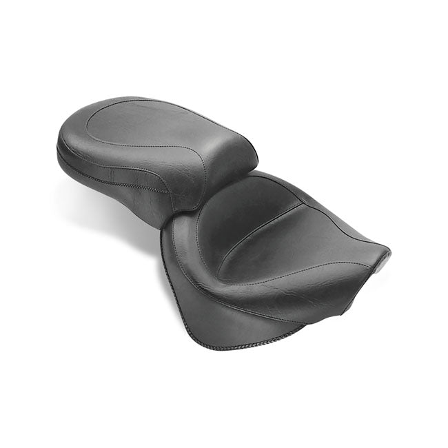 Mustang 2-p wide touring vintage seat plain black SEATS Mustang