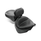 Mustang 2-p wide touring vintage seat plain black SEATS Mustang