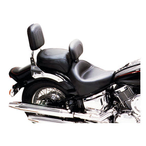 Mustang 2-p wide touring vintage seat plain black SEATS Mustang