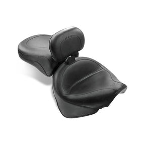 Mustang 2-p wide touring vintage seat plain black SEATS Mustang