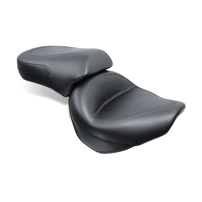Mustang wide touring vintage seat plain black SEATS Mustang