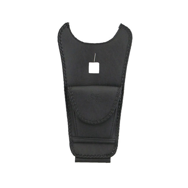 Mustang pouch tank bib plain black TANK COVERS Mustang