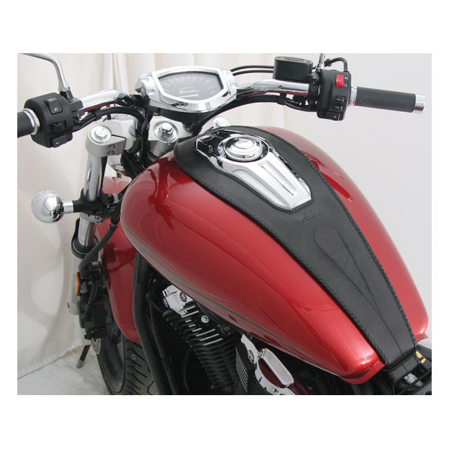 Mustang tank bib plain black TANK COVERS Mustang