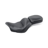 Mustang 1 piece 2-up wide touring vintage seat plain black SEATS Mustang