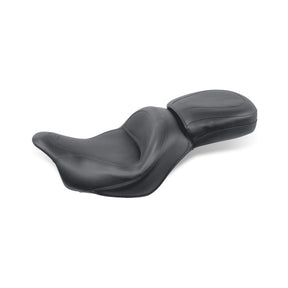 Mustang 1 piece 2-up wide touring vintage seat plain black SEATS Mustang