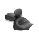 Mustang 2-p wide touring vintage seat plain black SEATS Mustang