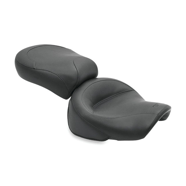 Mustang 2-p wide touring vintage seat plain black SEATS Mustang