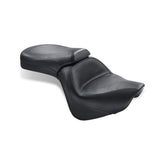 Mustang 1 piece 2-up wide touring vintage seat plain black SEATS Mustang