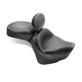 Mustang 1 piece 2-up wide touring vintage seat plain black SEATS Mustang