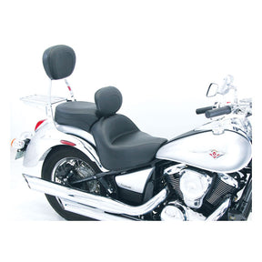 Mustang 1 piece 2-up wide touring vintage seat plain black SEATS Mustang
