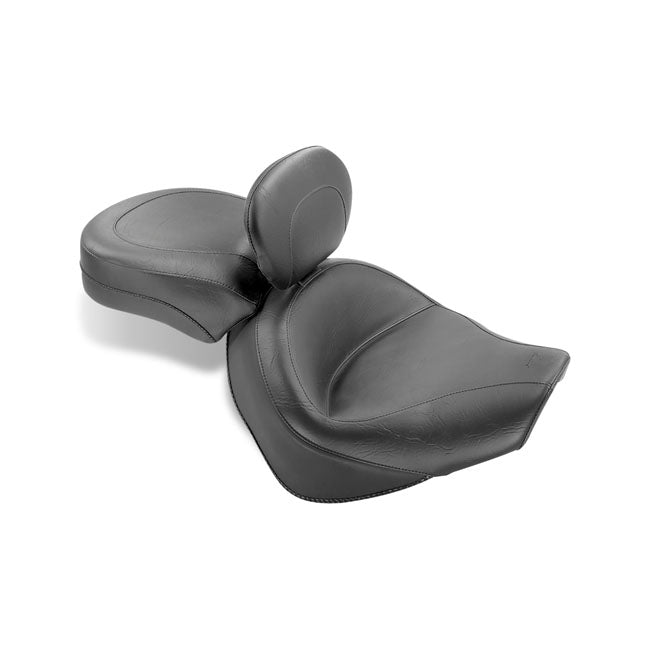 Mustang 2-p wide touring vintage seat plain black SEATS Mustang