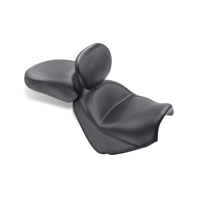 Mustang 2-p wide touring vintage seat plain black SEATS Mustang