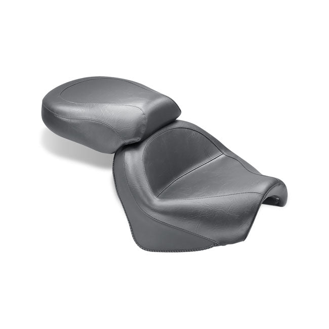 Mustang 2-p wide touring vintage seat plain black SEATS Mustang