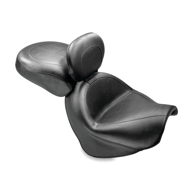 Mustang 2-p wide touring vintage seat plain black SEATS Mustang