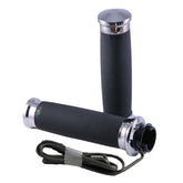 Avon MT Custom Contour heated grips, chrome GRIPS Avon Grips