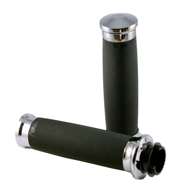 Avon SB Custom Contour grips chrome GRIPS Avon Grips