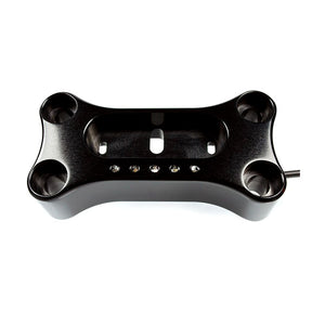 Motogadget, MSM handlebar top clamp. 22mm. Black HANDLEBAR TOP CLAMPS Motogadget