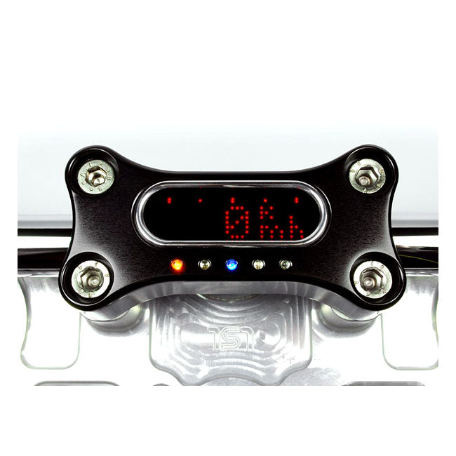 Motogadget, MSM handlebar top clamp. 22mm. Black HANDLEBAR TOP CLAMPS Motogadget