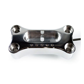 Motogadget, MSM handlebar top clamp. 22mm. Polished HANDLEBAR TOP CLAMPS Motogadget