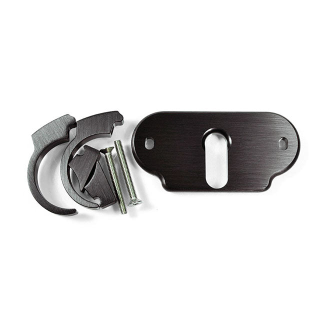 Motogadget, MSM combi bracket clip kit. 22mm. Black SPEEDOMETER MOUNT PARTS Motogadget
