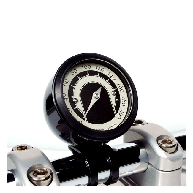 Motogadget, Tiny mount cup ''Streamline'' 22mm. Black SPEEDO CUPS Motogadget
