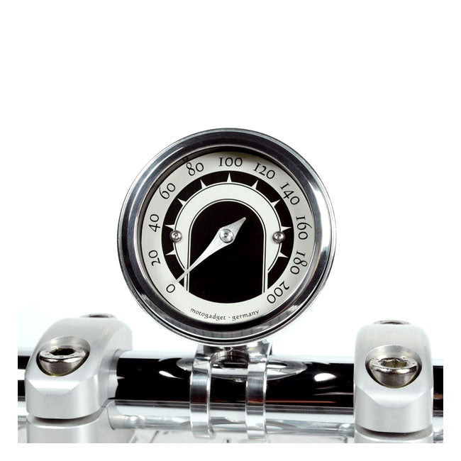 Motogadget, Tiny mount cup ''Streamline'' 22mm. Polished SPEEDO CUPS Motogadget