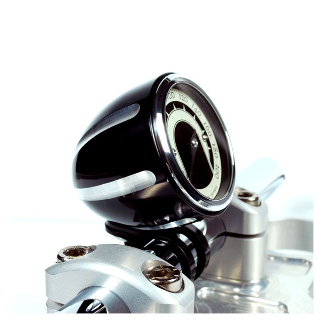 Motogadget, Tiny mount cup ''Grooved'' 22mm. Black CC SPEEDO CUPS Motogadget
