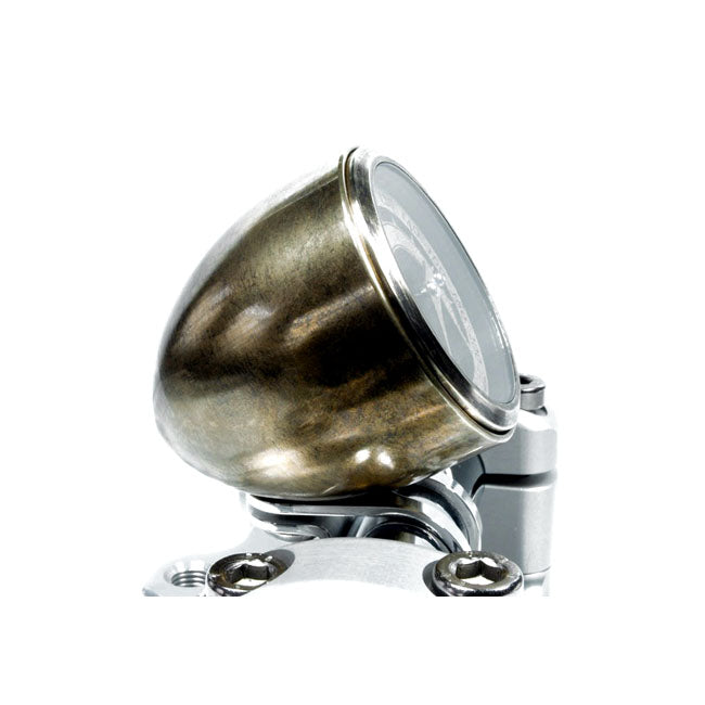 Motogadget, Tiny mount cup ''Vintage Brass'' 22mm. Black SPEEDO CUPS Motogadget