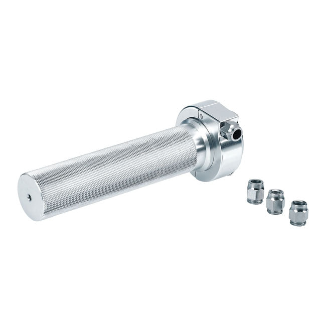Biltwell, 7/8 (23mm) Whiskey throttle assembly polished THROTTLE ASSEMBLY Biltwell