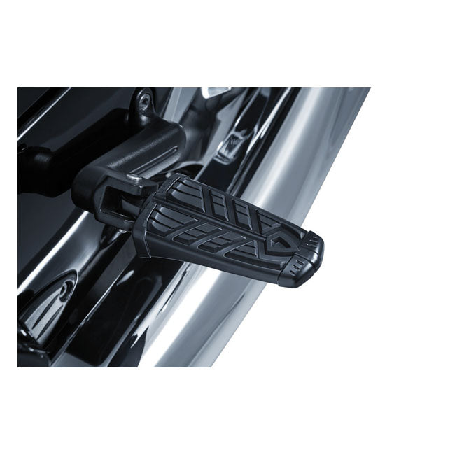 Kuryakyn, Splined peg adapters. Gloss black FOOTPEGS MOUNTS Kuryakyn
