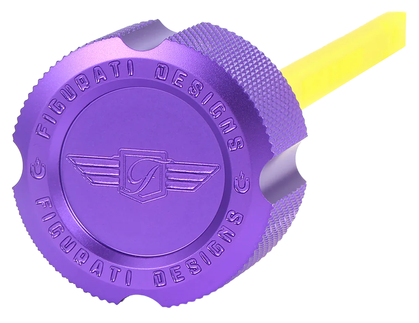 Dipstick Alu Knurled Purple Flh/T17 Up Dipstick Figurati Designs Default Title