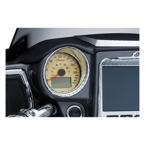 Kuryakyn, Aztec gauge cluster accents GAUGE BEZELS Kuryakyn