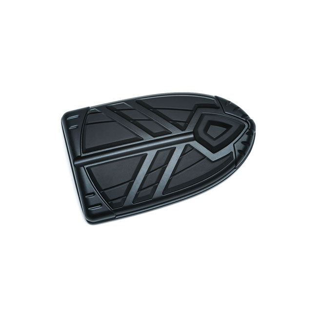 Kuryakyn, Spear brake pedal pad satin black BRAKE PEDAL PADS Kuryakyn