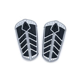 Kuryakyn, Spear passenger floorboard inserts chrome FLOORBOARDS INSERTS Kuryakyn