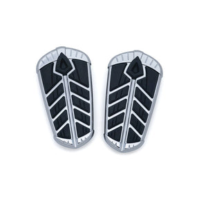 Kuryakyn, Spear passenger floorboard inserts chrome FLOORBOARDS INSERTS Kuryakyn