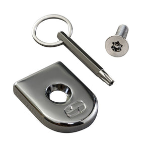 ATAB Security Seat Screw - Harley Davidson Seat Screw Saddlemen Chrome