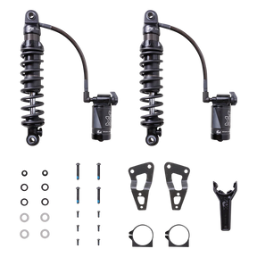 14" Shocks QS3-QSR Remonte Reservoir Heavy Duty, Black - 14+ Touring Rear Shocks Fox Factory