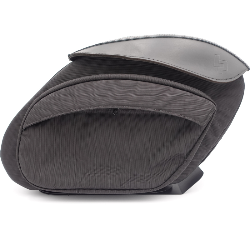 Retro Series V4 Saddlebags, Nylon - 18+ Softail Saddlebags Leather Pros