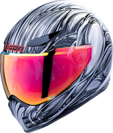 Domain Nouveau, Grey Full Face Helmet Icon