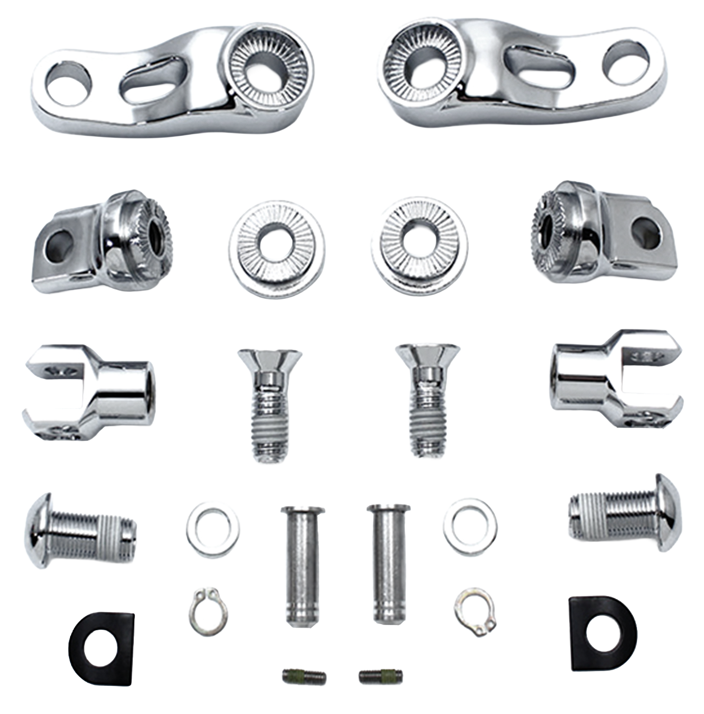 Pa Footpeg Mount Kit Chrome Xl/Fxr/Fxd Peg Supports V Twin Mfg Default Title