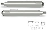 Bd Bombardier Slip On Chrome Flh/T17 Up Slip-On & Muffler Black Duck Parts Default Title